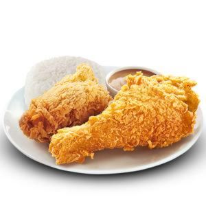 Fried Chicken 2pcs Large Value Meal