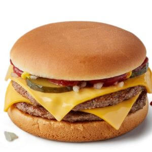 Cheeseburger Menu Burger
