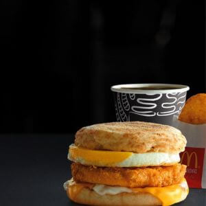 McDonalds Crispy Chicken Muffin with Egg