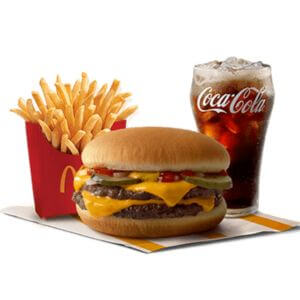 Double Cheeseburger Super Value Meal Menu Price Malaysia
