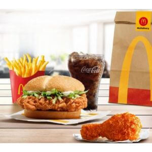 Spicy Chicken McDeluxe Super Value Meal Price List