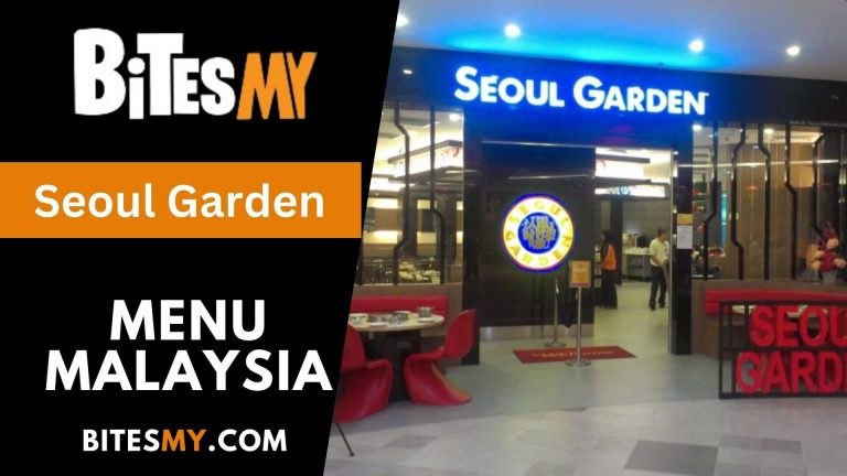 Seoul Garden Menu Price Malaysia (Updated 2024)