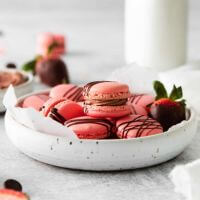 Macaron – Chocolate, Vanilla & Strawberry