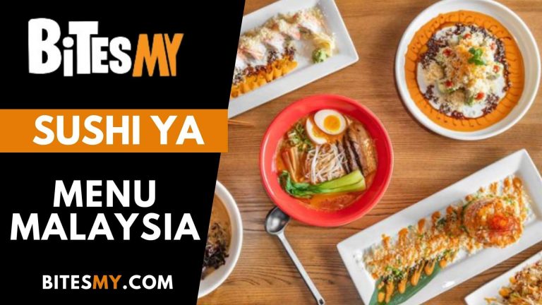 Sushi Ya Menu Price Malaysia(Updated 2024)
