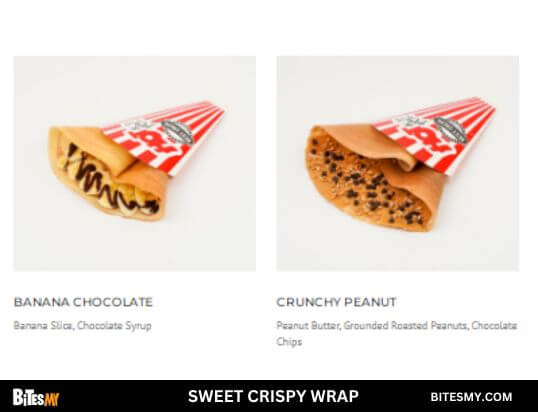Hot & Roll Sweet Crispy Wrap Menu Malaysia