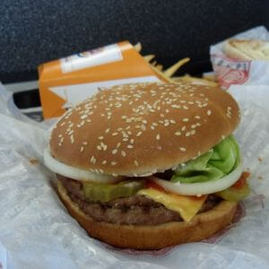 Triple Whopper Jr with Cheese Large Value Meal