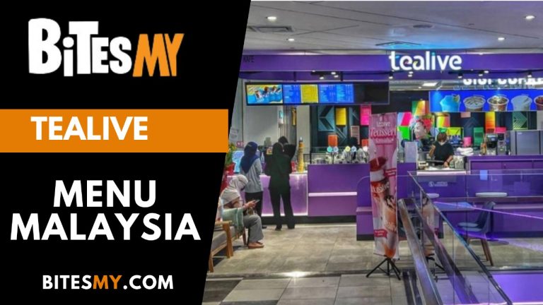 Tealive Menu Malaysia Price (Updated 2024)
