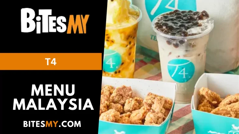 T4 menu Price Malaysia (Update 2024)
